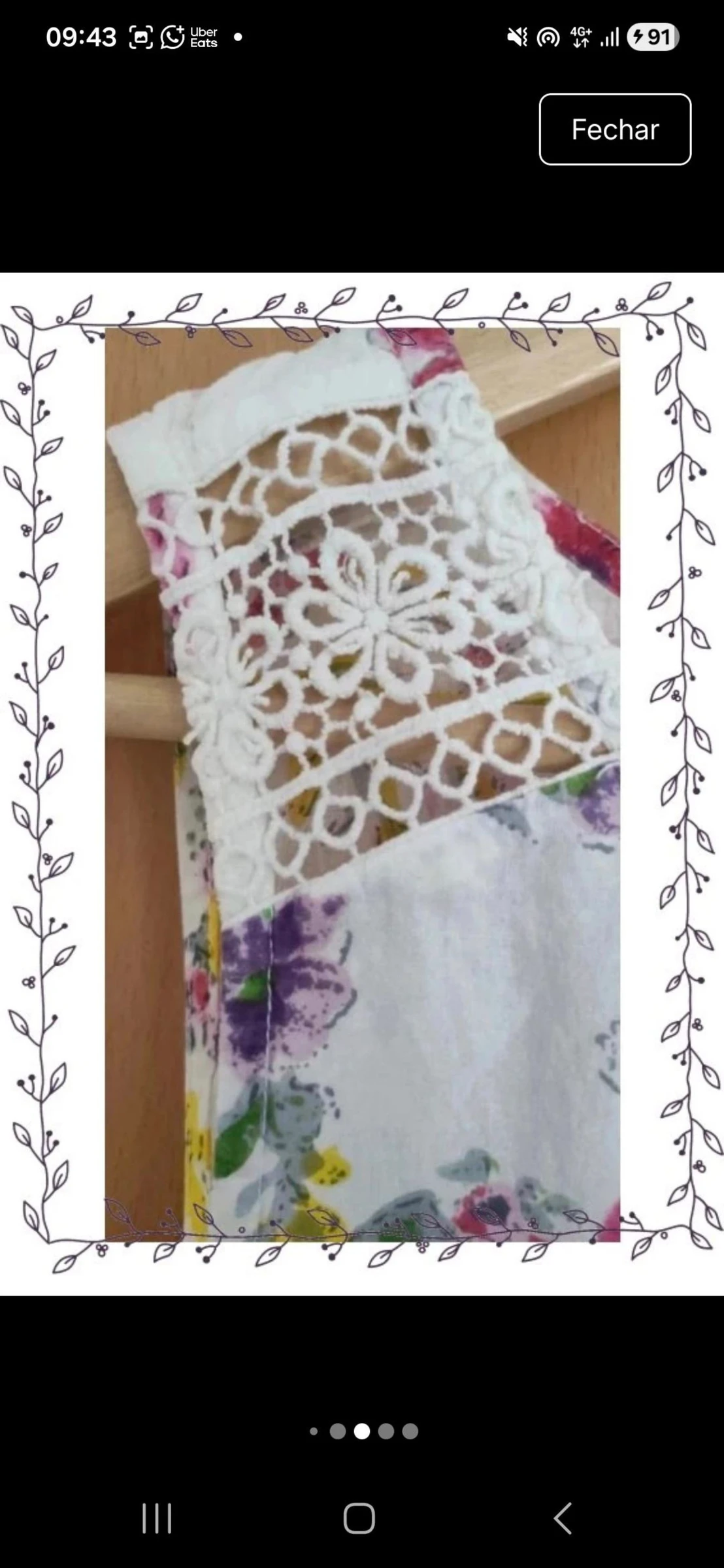 Bloemenprint jurk ShopOne Maat L – photo 3
